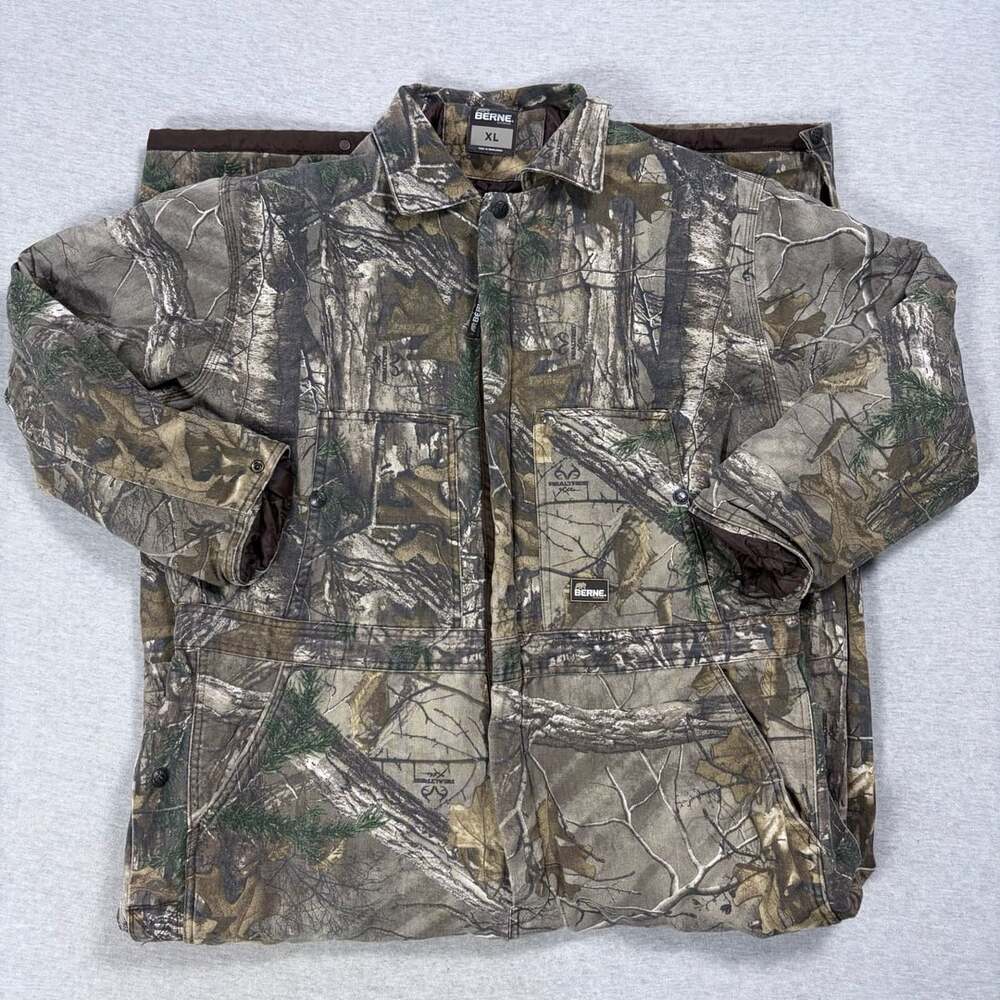Berne Outdoor Realtree Camo Insulated Coveralls Men's XL Regular